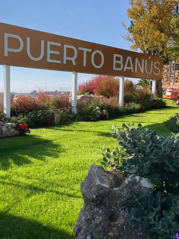 Jardines en Puerto Banús (Málaga)