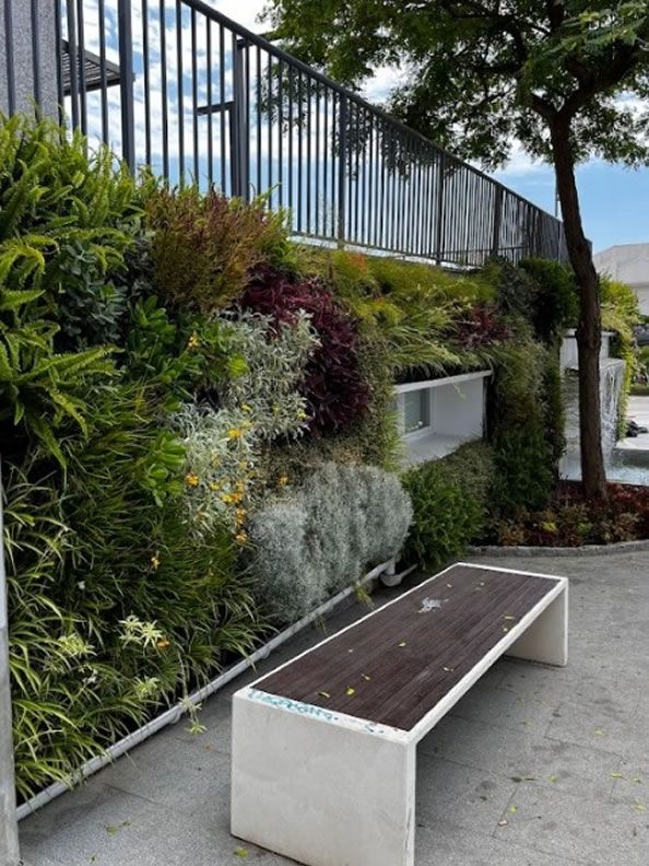Jardín vertical en San Pedro